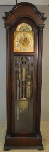 SOLD Antique Grandfather Clock with Tubes by Hanson Clock Company