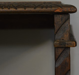 SOLD Antique Nest of 4 Carved Mahogany Tables