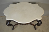 SOLD Antique Marble Top Parlor Table