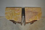 SOLD Antique Style Nightstands - French, Marble Top