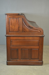 SOLD Antique Mahogany Roll Top by Derby - LARGE 72 inches wide - Refinished