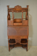 SOLD Antique Slant Top Cowboy Desk