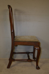 SOLD Antique Dining Room Chairs, Queen Anne Set of 6