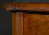 SOLD Antique Walnut and Burl Inlaid Partner’s Desk