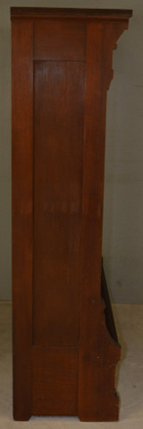 SOLD Antique Bookcase, Walnut, Step-Back Cabinet