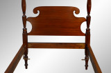 SOLD Pair of Tall Pencil Poster Beds Sheraton Style