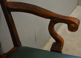 SOLD Antique Pair of Mahogany Chippendale Armchairs