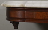 SOLD Antique Victorian Marble Top Shapley Parlor Stand