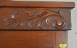 SOLD Antique Victorian Walnut Cylinder Secretary Desk with Carvings