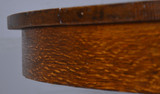 SOLD Antique Round Oak Mission Style Dining Table 48 inches