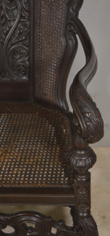 SOLD Antique Fancy Carved Mahogany Armchair – Unbelievable