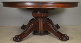 SOLD Antique Victorian Mahogany Monumental Carved Banquet Table – 15 Feet !!!