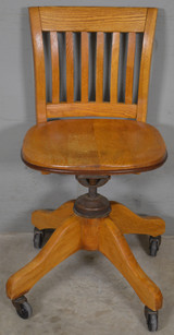 SOLD Antique Ladies Office Swivel Chair