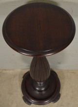 SOLD Antique Mahogany Plant Pedestal Trophy Stand