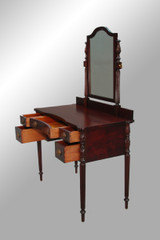 SOLD Antique Mahogany Sheraton Lady’s Vanity – Cookie Corner