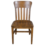 SOLD Antique Oak Mission Style Desk Chair, Tiger Sawn, Refinished, 1920s SOLD Antique Oak Mission Style Desk Chair, Tiger Sawn, Refinished, 1920s