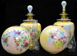 SOLD Pair of Rare Matching Jumbo Gone With The Wind Lamps