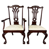 Set of 6 Mahogany Chippendale Dining Chairs, 1920s #22480