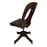 SOLD Antique Victorian Mahogany Swivel Office Chair – Adjustable Tilt-Back