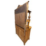 Victorian Carved Oak Sideboard with Mirrored Back – c. 1890s #22525