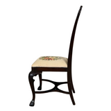 Antique Mahogany Dining Chairs – Set of 6 – Needlepoint Seats  – c.1880 #22521