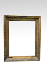 SOLD Oversize Gold Carved Mirror Frame - 63" tall