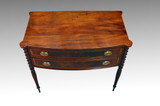 SOLD Antique Centennial Bench Made Sheraton Inlaid Server