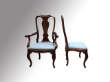 SOLD Set of Eight Chippendale Dining Room Chairs – Twin Arms