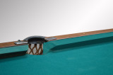 SOLD Antique Brunswick Quarter Sawn Oak Inlaid Pool Billiard Table
