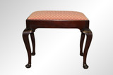 SOLD Antique Mahogany Queen Anne Footstool