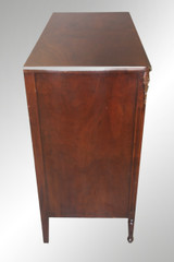 SOLD Burl Walnut Gent’s Chest- French Style