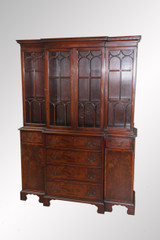 SOLD Antique Mahogany Butler’s Desk/Bookcase By Charak