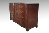SOLD Unusual Twelve Drawer Flame Mahogany Chest!!