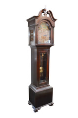 SOLD Antique Mahogany Grandfather Clock - Westminster Chimes
