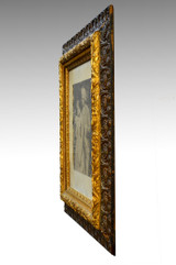 SOLD Antique Victorian Multi-Carved Picture Frame
