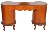SOLD French Victorian Carved Vanity Desk