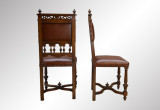 SOLD Set of 6 Walnut Chairs