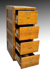 SOLD Oak Legal Size File Cabinet by Library Bureau