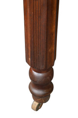 SOLD Victorian Country Walnut Drop Leaf Dining table w/2 Leaves