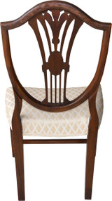 SOLD Set of 6 Custom Inlaid Prince of Wales Dining Chairs