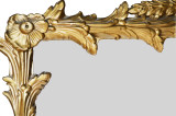 SOLD Fancy Gold Carved Over the Mantle Mirror