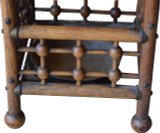 SOLD Victorian Oak Stick and Ball Bentwood Umbrella Stand