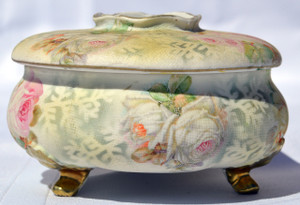 SOLD Royal Bayreuth Rose Tapestry Hair Receiver