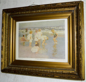 SOLD Period Gold Carved Plaster Frame