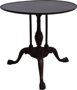 SOLD Antique Mahogany Chippendale Unusual Parlor Stand