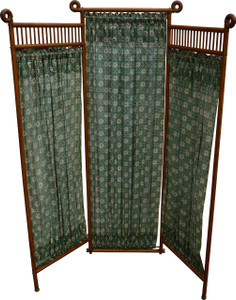 SOLD Stick and Ball Oak Dressing Screen