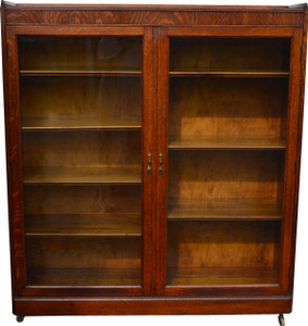 SOLD Oak Two Bookcase Grand Rapids