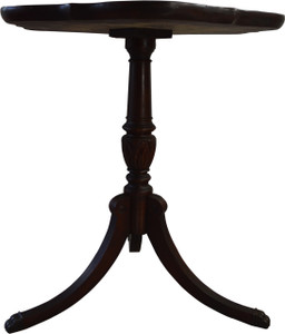 SOLD Mahogany Pie Crust Duncan Phyfe Stand