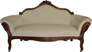 SOLD Victorian Grape Back Carved Sofa – Civil War Era