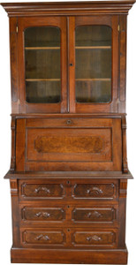 SOLD Victorian Slant Top Secretary Desk